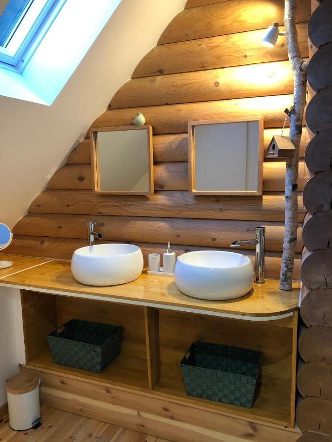 Neizhig Koad Petit Nid En Bois Villa Peaule Bagian luar foto